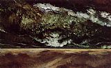 Gustave Courbet Famous Paintings - The Angry Sea